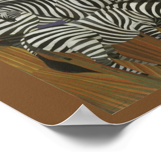 Fliegen nach Afrika Poster (Ecke)