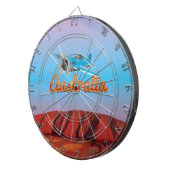 Fliegen nach Australien Dartscheibe (Vorderseite rechts)