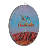 Fliegen nach Australien Dartscheibe (Vorderseite Links)