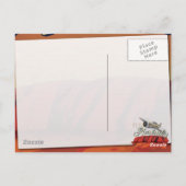 Fliegen nach Australien Postkarte (Rückseite)