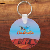 Fliegen nach Australien Schlüsselanhänger (Vorderseite)