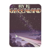 Fliegen nach Grönland Magnet (Vertikal)