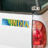 Fliegen nach Indien Autoaufkleber (Auf Lkw)