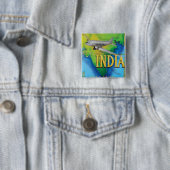 Fliegen nach Indien Button (Beispiel)