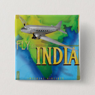 Fliegen nach Indien Button