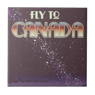 Fliegen nach Kanada Fliese