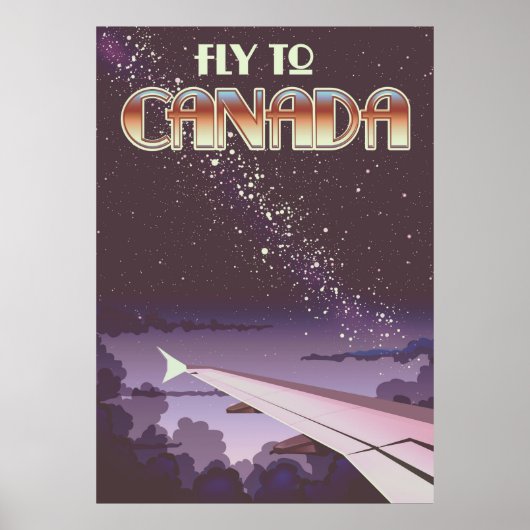 Fliegen nach Kanada Poster (Vorne)