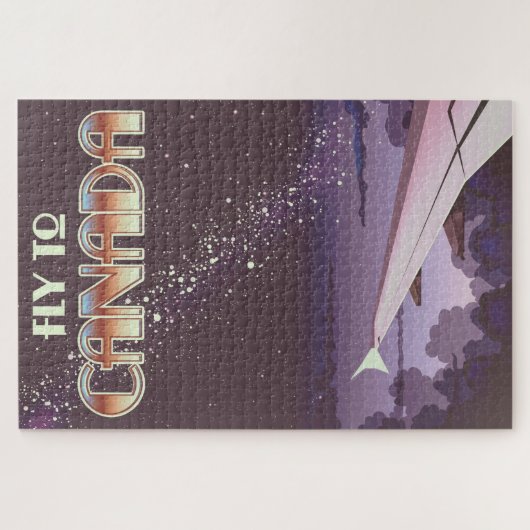 Fliegen nach Kanada Puzzle (Horizontal)