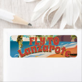 Fliegen nach Lanzarote Vintage Poster (Insitu)
