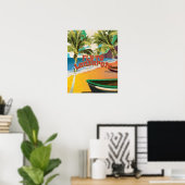 Fliegen nach Lanzarote Vintage Poster (Heimbüro)
