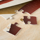 Fliegen nach oben, farbenfrohe moderne Kunst des A Puzzle (Seite)