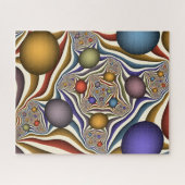 Fliegen nach oben, farbenfrohe moderne Kunst des A Puzzle (Horizontal)