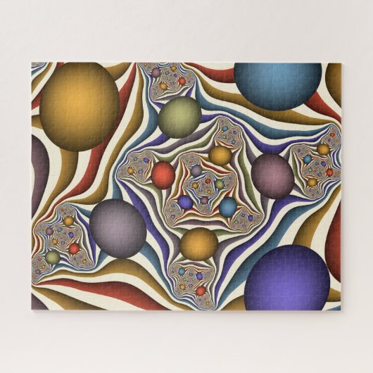 Fliegen nach oben, farbenfrohe moderne Kunst des A Puzzle (Horizontal)