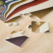 Fliegen nach oben, farbenfrohe moderne Kunst des A Puzzle (Seite)