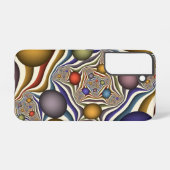 Fliegen nach oben, farbenfrohe moderne Kunst des A Samsung Galaxy Hülle (Rückseite (Horizontal))