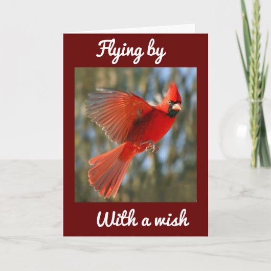 **FLIEGEN NACH SAY** GEBURTSTAG *BEST AUF JE* KARTE (Vorderseite)