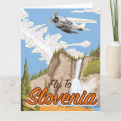 Fliegen nach Slowenien Karte (Vorderseite)