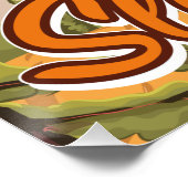 Fliegen nach Slowenien Poster (Ecke)