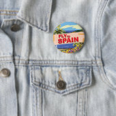 Fliegen nach Spanien Button (Beispiel)