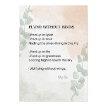 Fliegen ohne Flügel Gedicht Gedichte geschrieben W