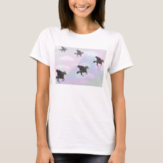 Fliegen-Pferde T-Shirt