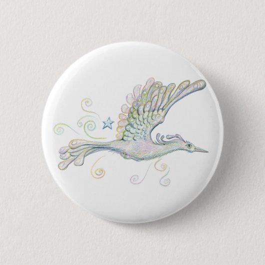 Fliegen Phoenix Button (Vorderseite)