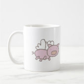 Fliegen Piggy Kaffeetasse (Links)