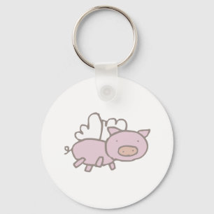 Fliegen Piggy Schlüsselanhänger