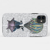 Fliegen-Pinguine Case-Mate iPhone Hülle (Rückseite (Horizontal))