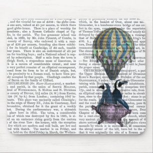 Fliegen-Pinguine Mousepad