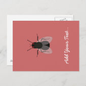 Fliegen Postkarte (Vorne/Hinten)