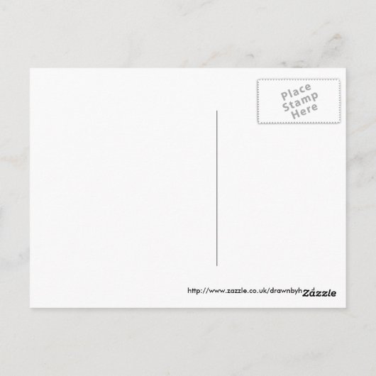 Fliegen Postkarte (Rückseite)