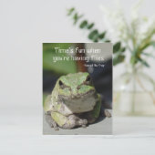 Fliegen Postkarte (Stehend Vorderseite)