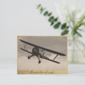 Fliegen! Postkarte (Stehend Vorderseite)