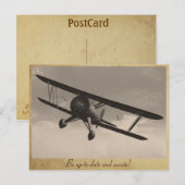 Fliegen! Postkarte (Vorne/Hinten)