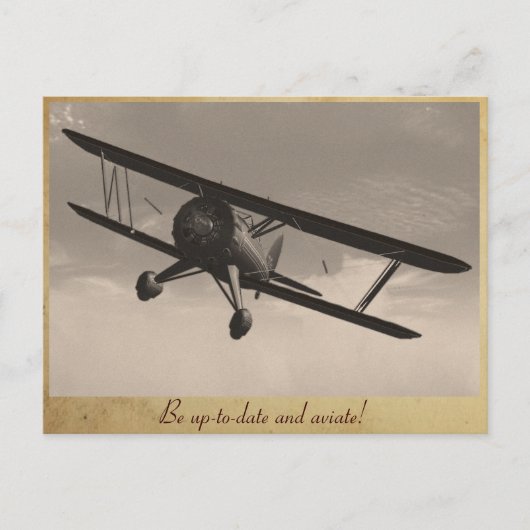 Fliegen! Postkarte (Vorderseite)