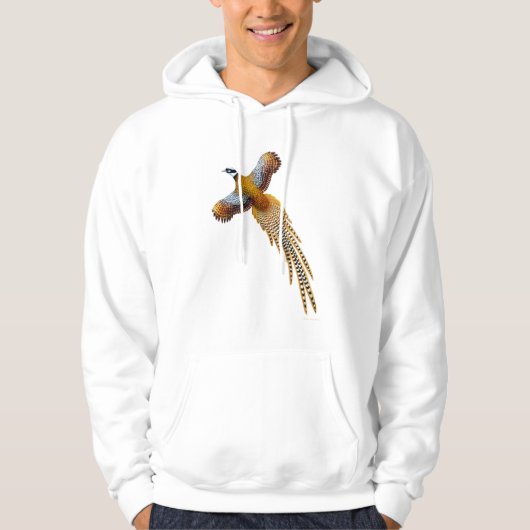 Fliegen-Reeves-FasanHoodie Hoodie (Vorderseite)