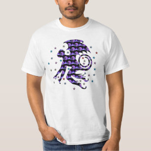 Fliegen-Schädel-Affe T-Shirt