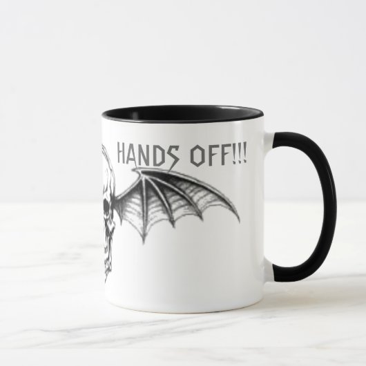 FLIEGEN-SCHÄDEL, HÄNDE WEG TASSE (Rechts)