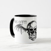 FLIEGEN-SCHÄDEL, HÄNDE WEG TASSE (Vorderseite Links)