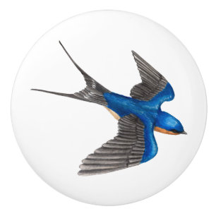 Fliegen-Scheunen-Schwalbe Keramikknauf