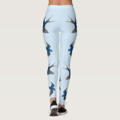 Fliegen-Scheunen-Schwalben-Leggings Leggings (Rückseite)