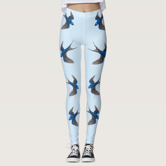 Fliegen-Scheunen-Schwalben-Leggings Leggings (Vorderseite)