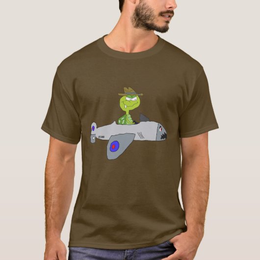 Fliegen-Schildkröte T-Shirt (Vorderseite)