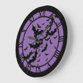 Fliegen-Schläger Große Wanduhr (Winkel)