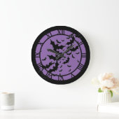 Fliegen-Schläger Große Wanduhr (Zuhause)