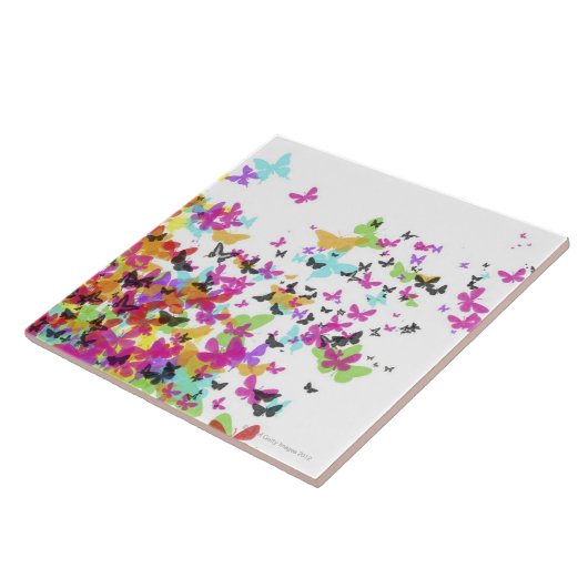 Fliegen-Schmetterlinge Fliese (Seite)