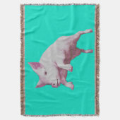 Fliegen-Schwein Decke (Vorderseite Vertikal)