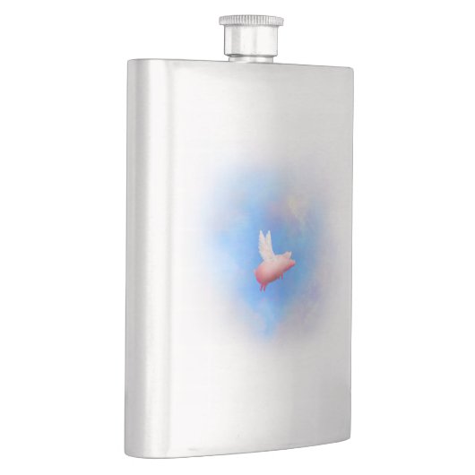 Fliegen-Schwein Flachmann (Rechts)