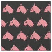 Fliegen-Schwein-Gewebe Stoff (Nahaufnahme)